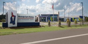 Exterior photo of MS Sports Medicine with signage