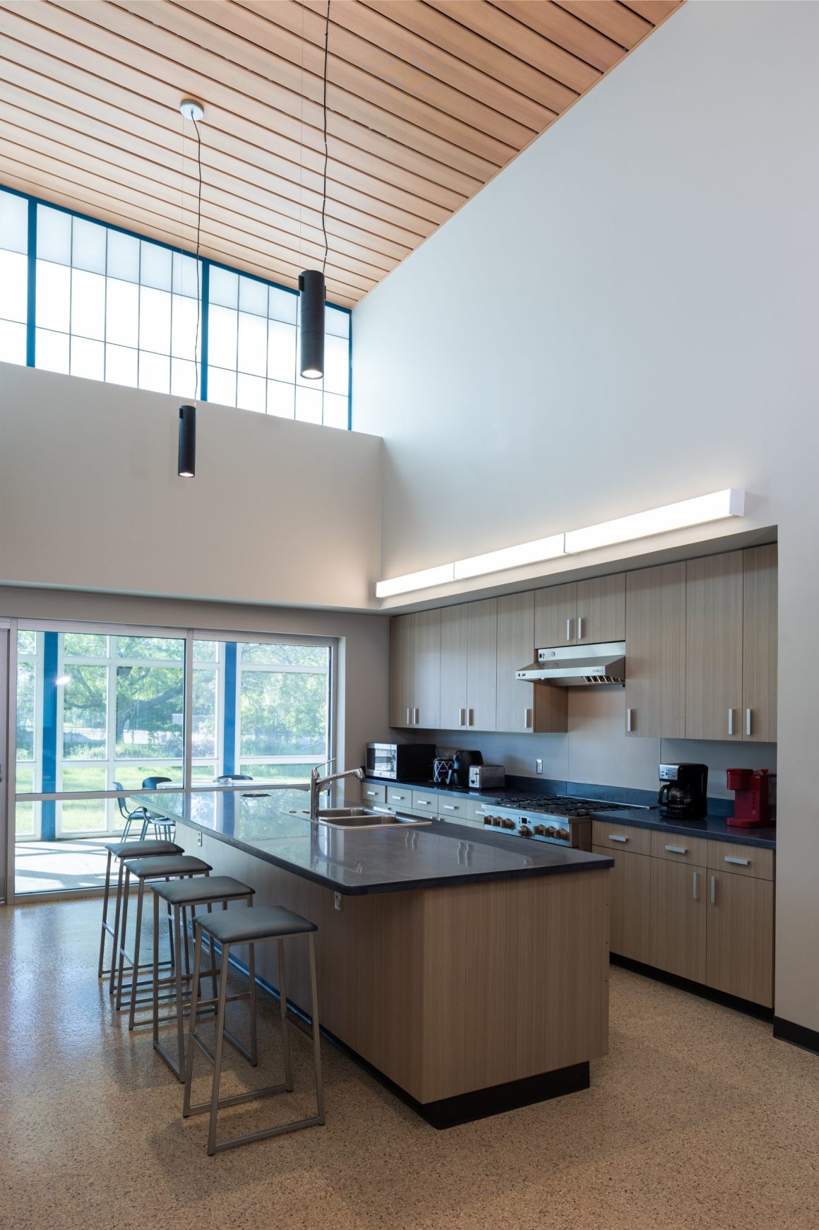 Kitchen at fire station