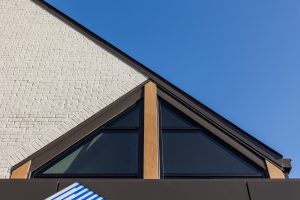 Window detail at bank