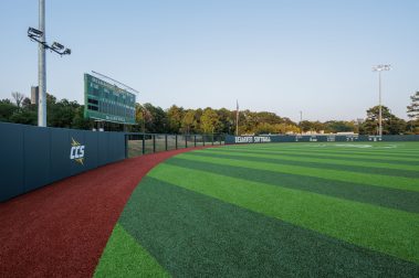 Photo of Belhaven's Softball Field and Score Board