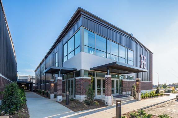 Photo of the Middle School Exterior at the Entry