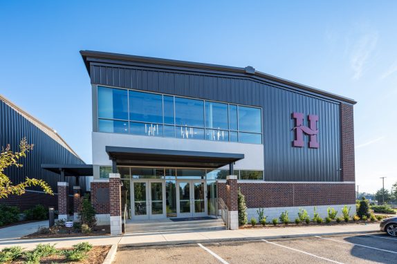 Photo of the Middle School Exterior at the Entry