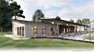 Exterior Rendering of Outdoor Dinning